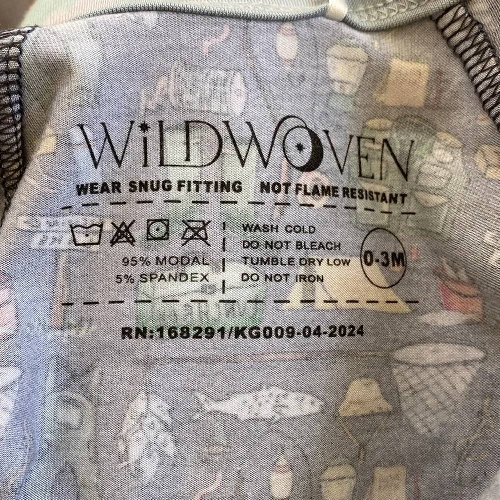 Wild Woven (formerly Kind Thing) Gone Fishing Zip Romper - Picture 8 of 11
